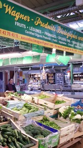 Organic market in Le Marais