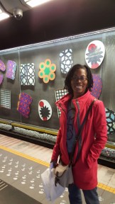 Belgian Metro station art