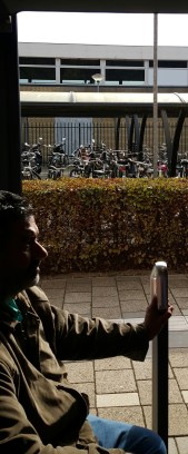 Bike rack en route to Amsterdam