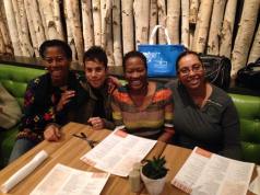 Kim Lisa Rhonda and Zee at True Food Kitchen 2014