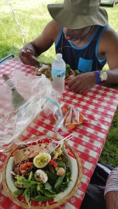 Picnic fare at Nowhere Else festival 2016